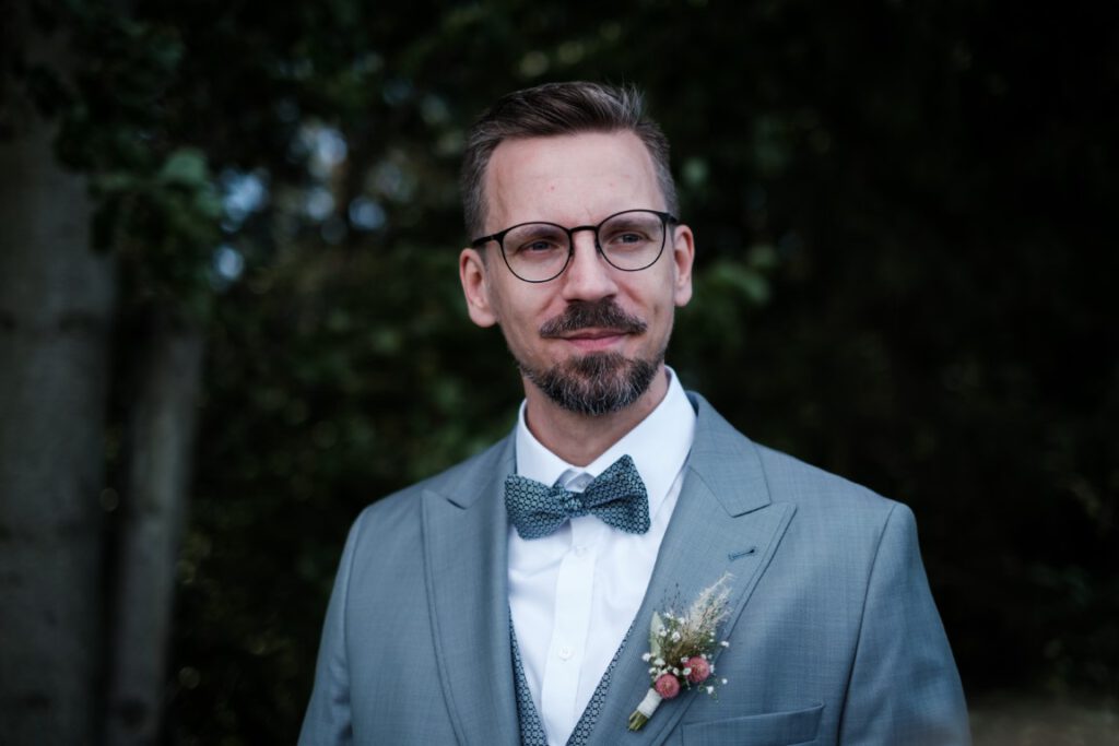 Portrait des Bräutigams