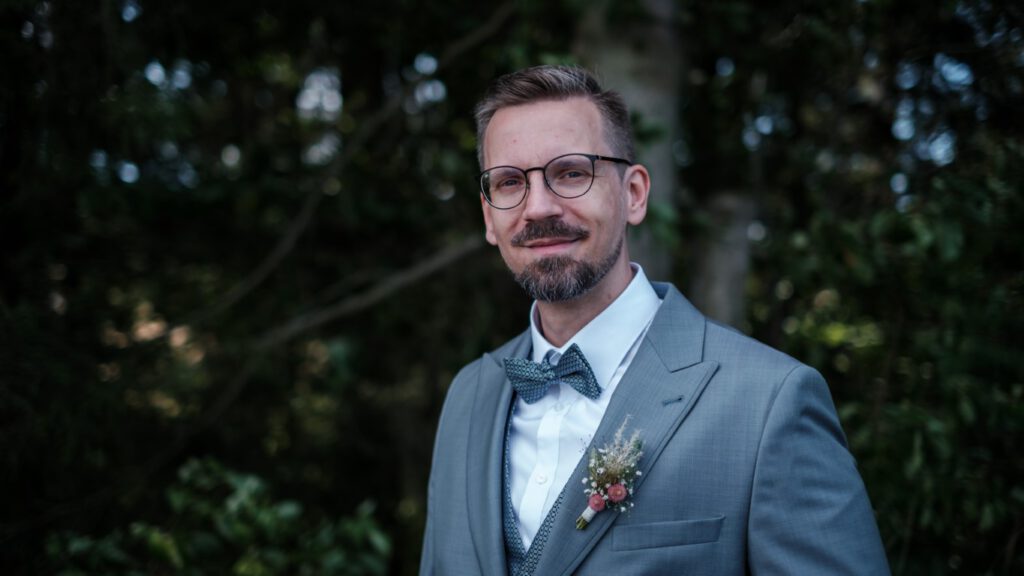 Portrait des Bräutigams