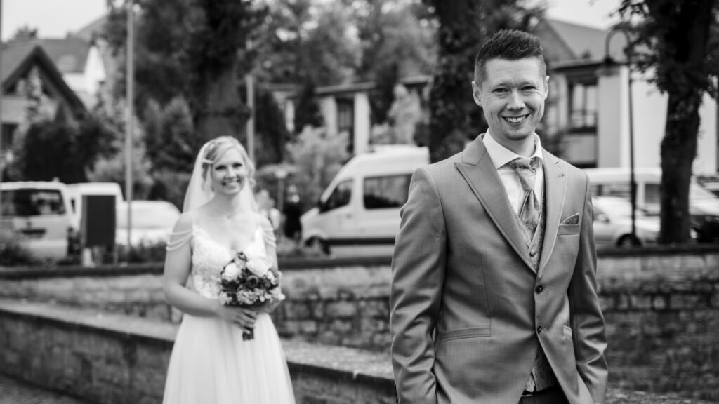Hochzeitsfoto First Look