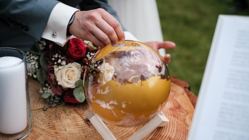 Hochzeitsfoto Reportagefoto der freien Trauung