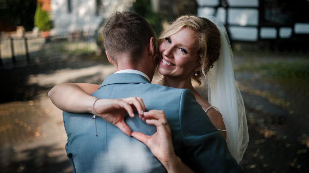 Hochzeitsfoto der Braut